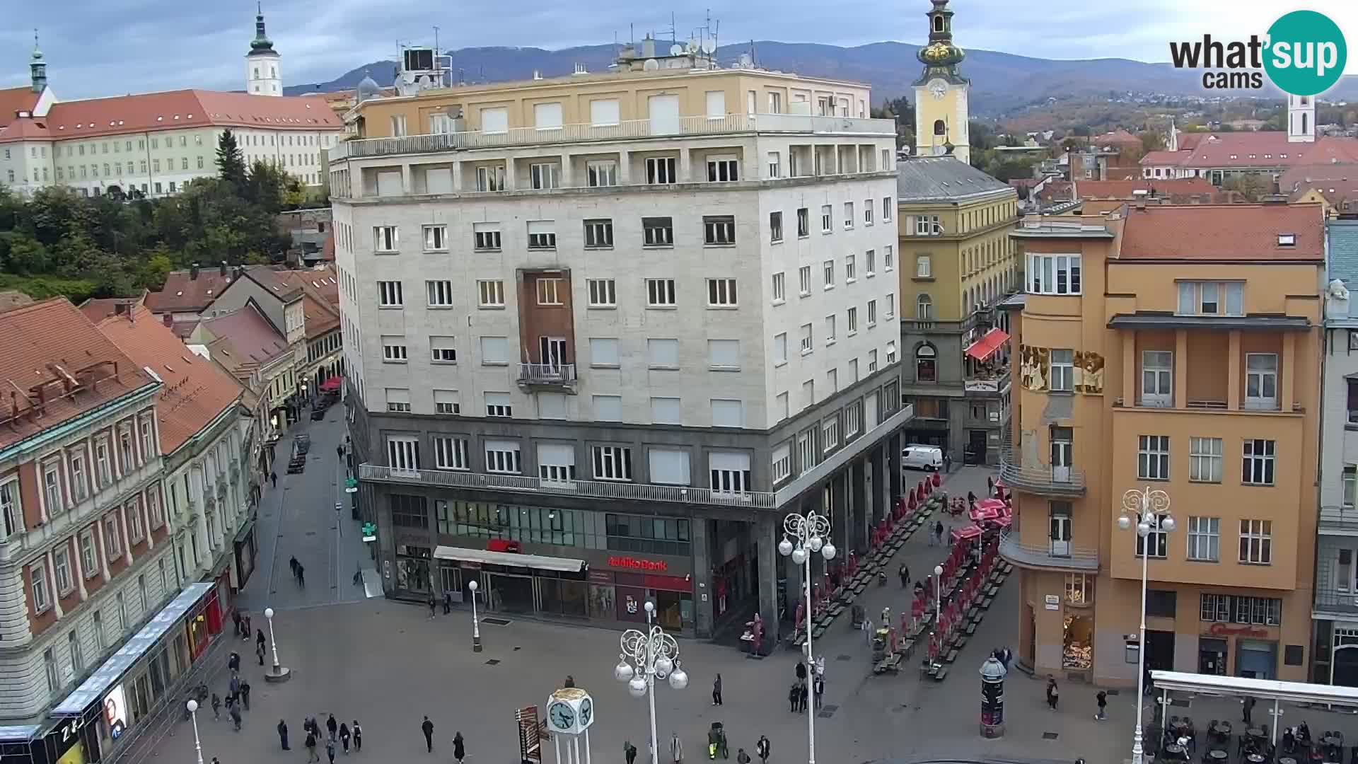 Plaza Ban Jelačić camera en vivo Zagreb – Hotel Dubrovnik