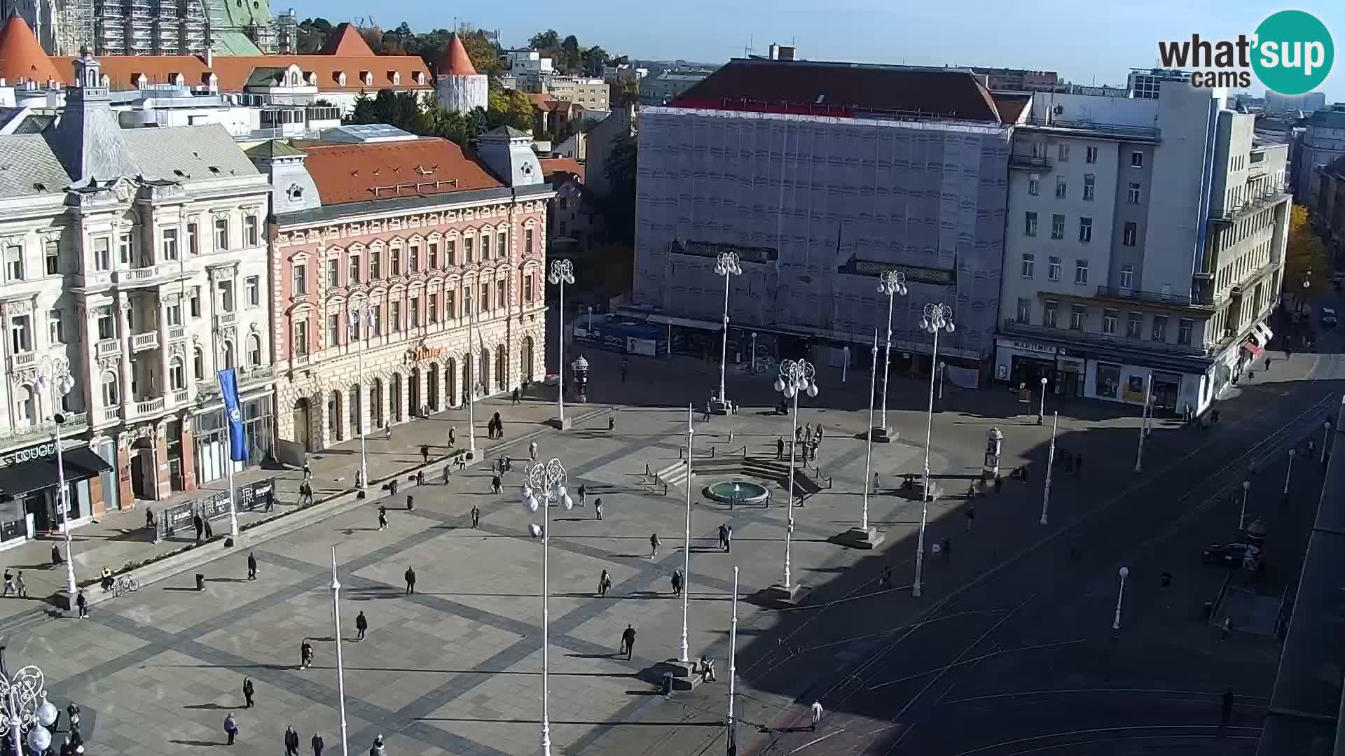Ban Jelačić Platz  Live webcam Zagreb – Hotel Dubrovnik