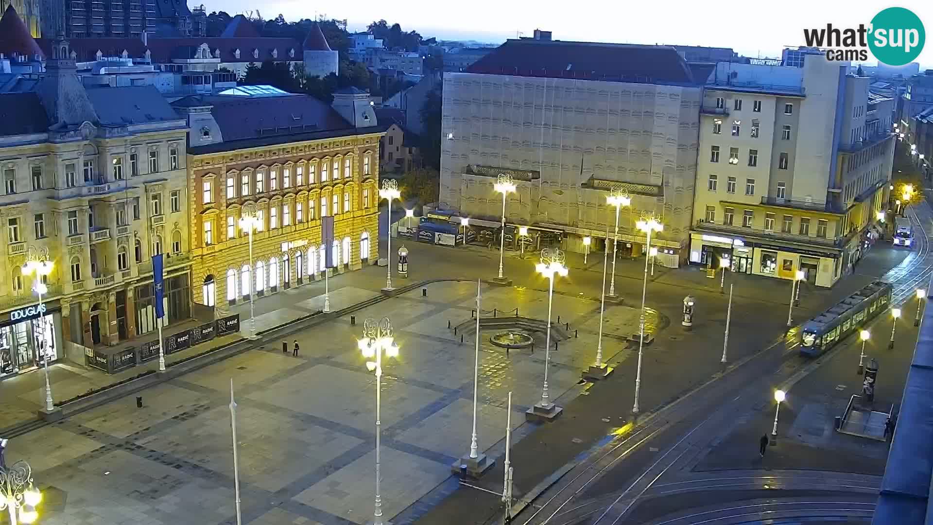 Piazza Ban Jelačić livecam Zagreb – Hotel Dubrovnik