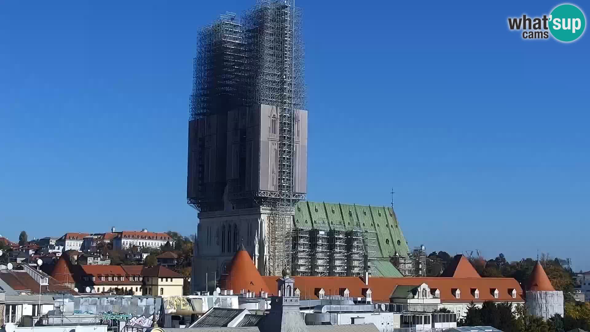 Trg Bana Jelačića v živo Zagreb – Hotel Dubrovnik