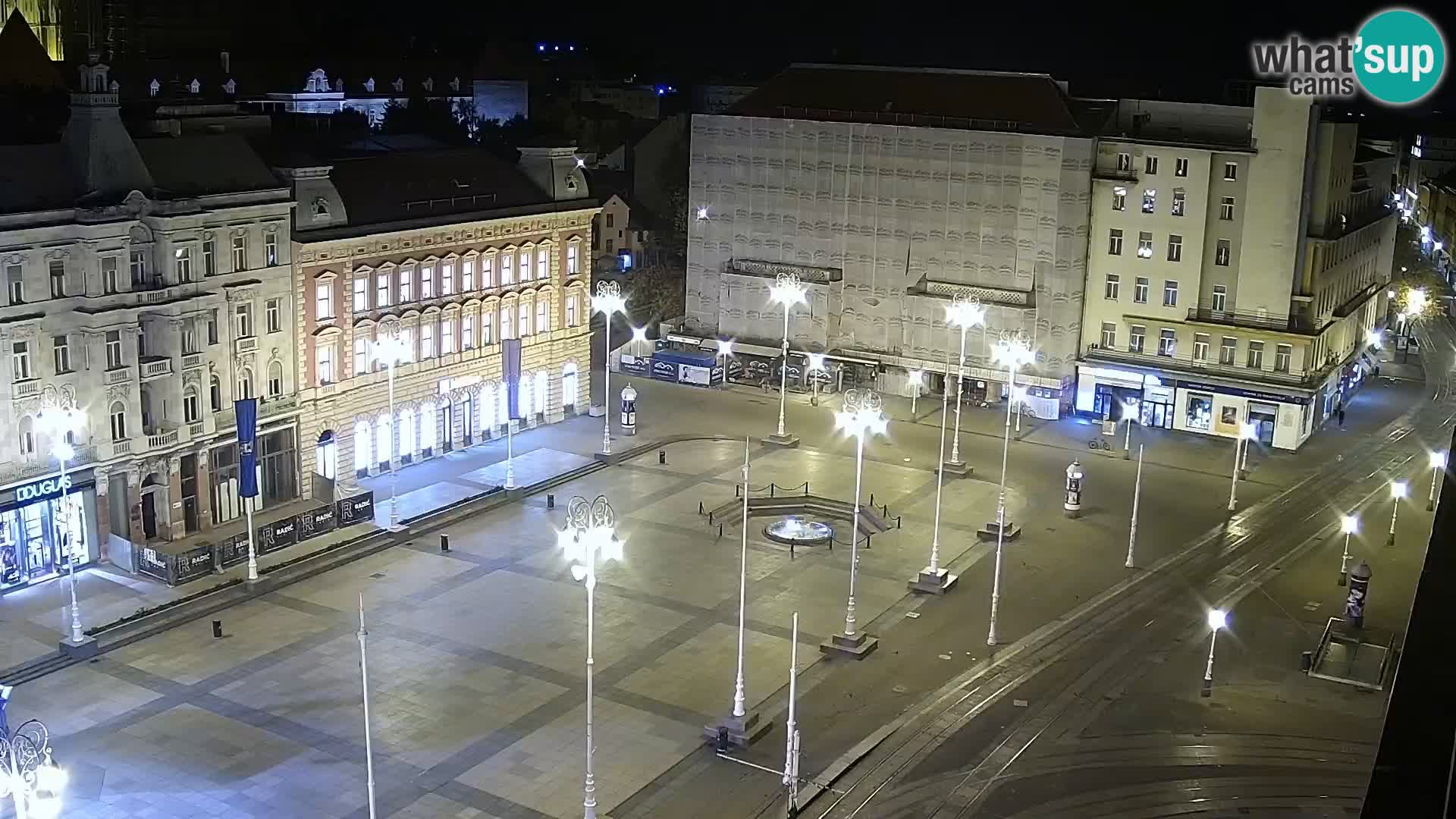 LIVE Webcam Zagreb Hotel Dubrovnik | Ban Jelačić square