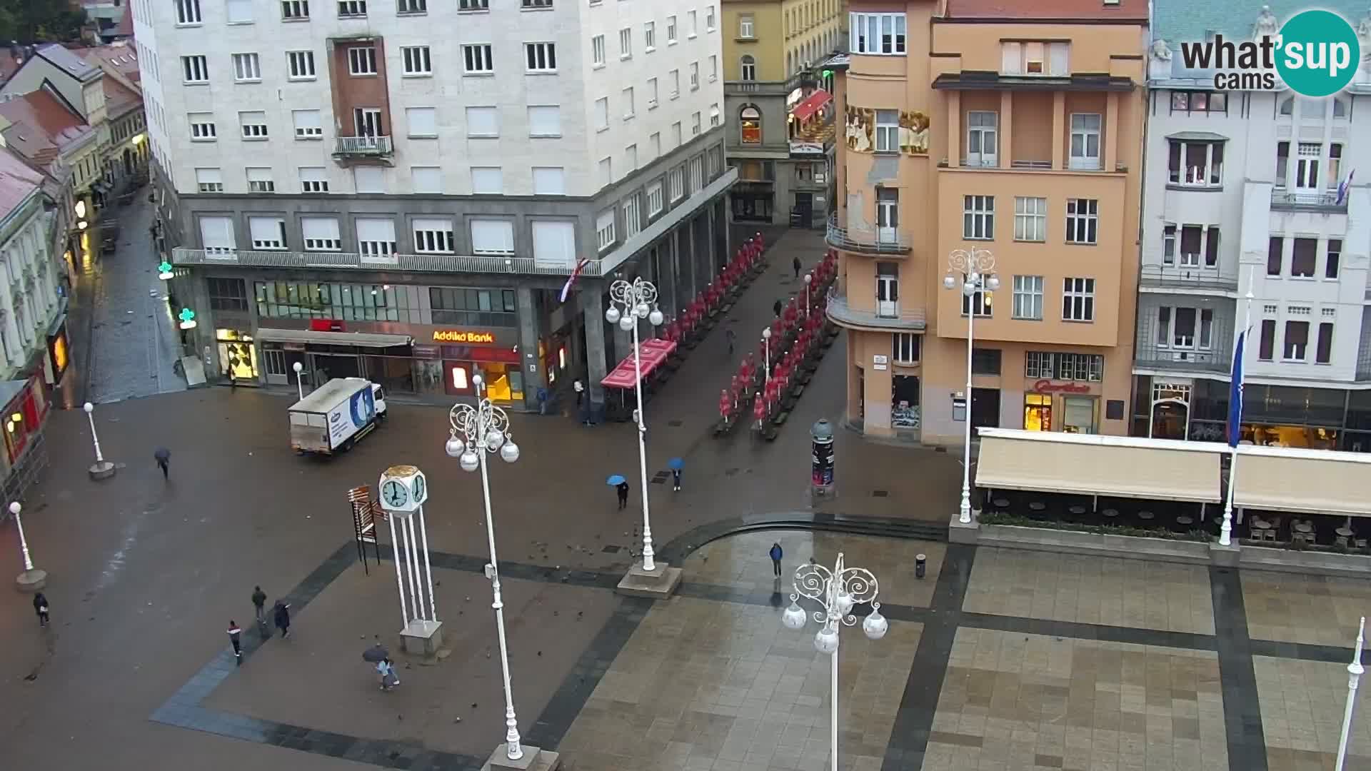 Trg Bana Jelačića web kamera Zagreb – Hotel Dubrovnik
