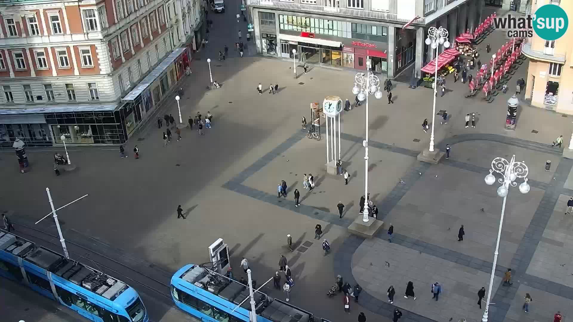 Piazza Ban Jelačić livecam Zagreb – Hotel Dubrovnik