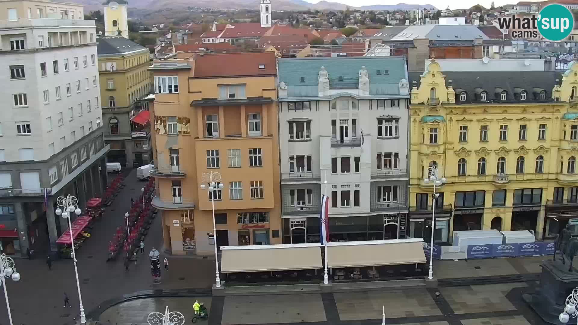 Ban Jelačić Platz  Live webcam Zagreb – Hotel Dubrovnik