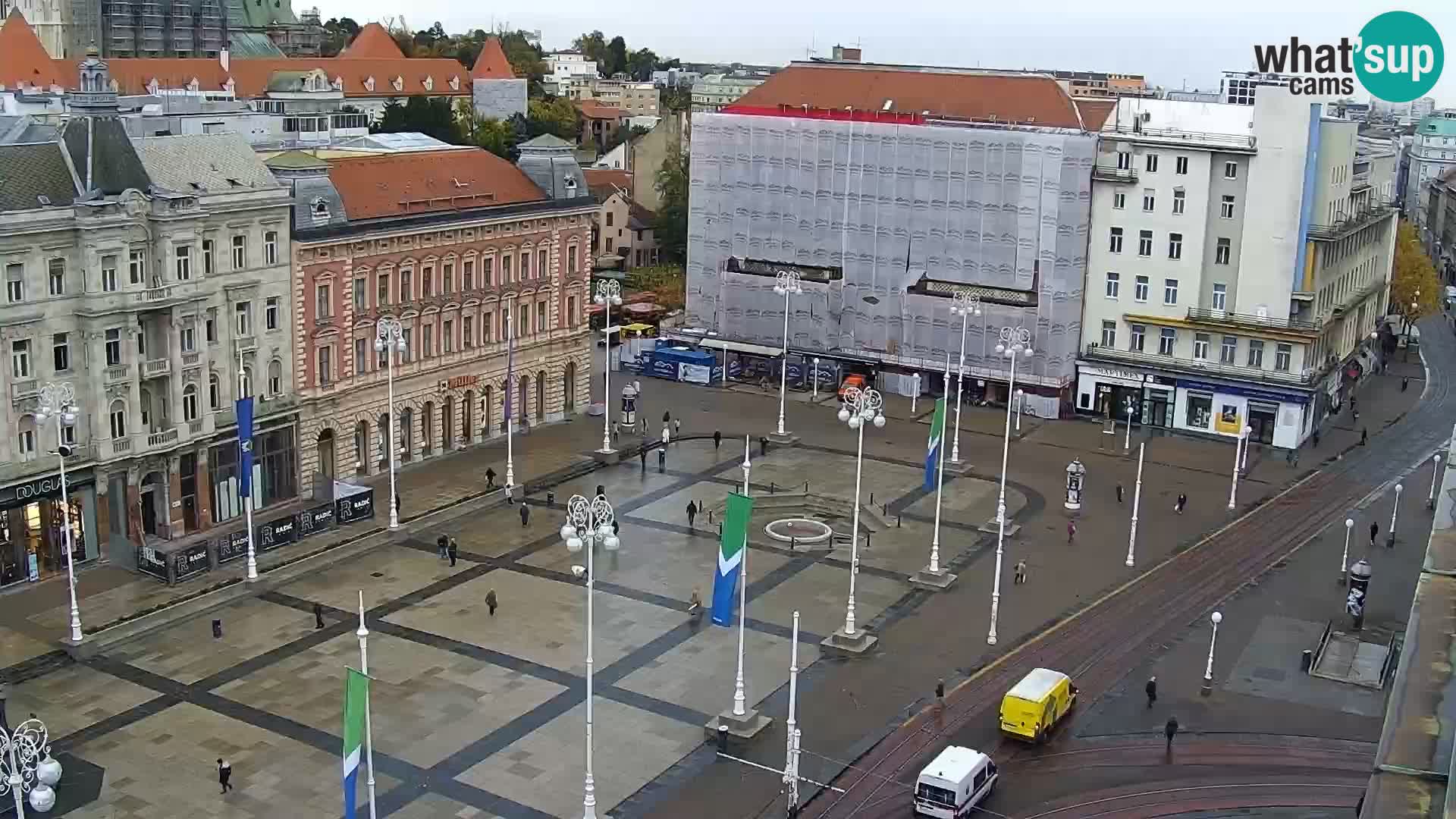Ban Jelačić Platz  Live webcam Zagreb – Hotel Dubrovnik