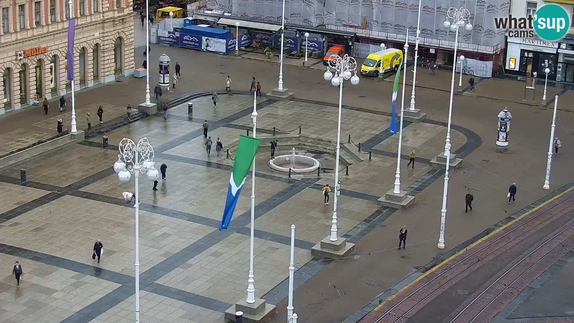 Ban Jelačić Platz  Live webcam Zagreb – Hotel Dubrovnik