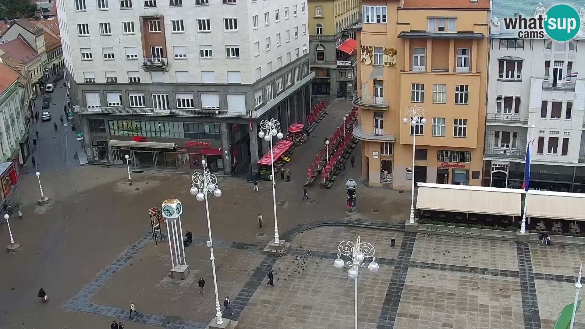 Piazza Ban Jelačić livecam Zagreb – Hotel Dubrovnik