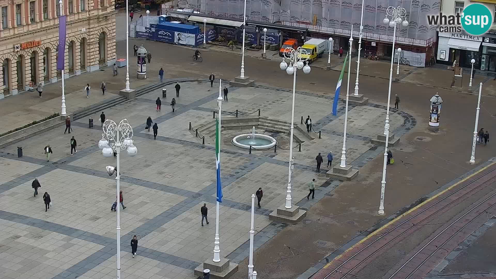 Ban Jelačić live cam Zagreb – Hotel Dubrovnik