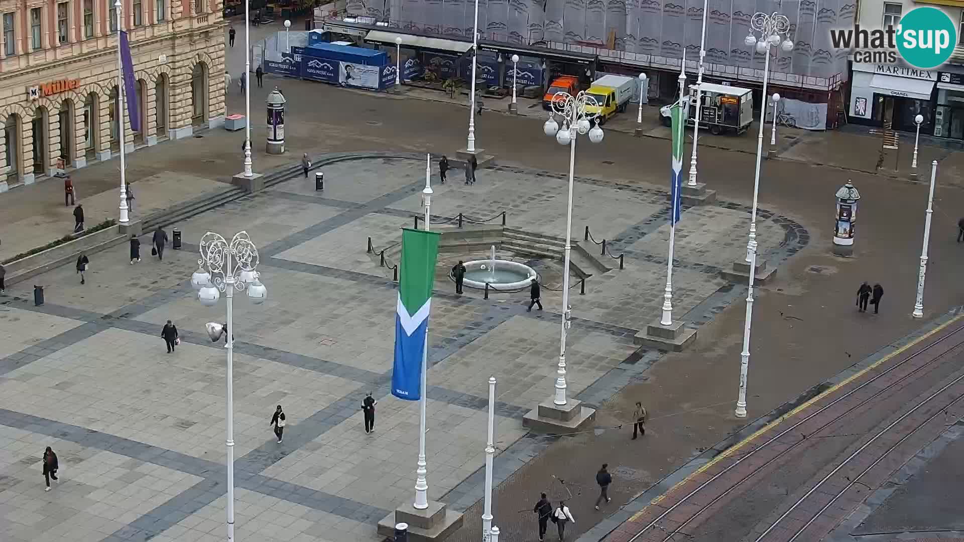 LIVE Webcam Zagreb Hotel Dubrovnik | Ban Jelačić square