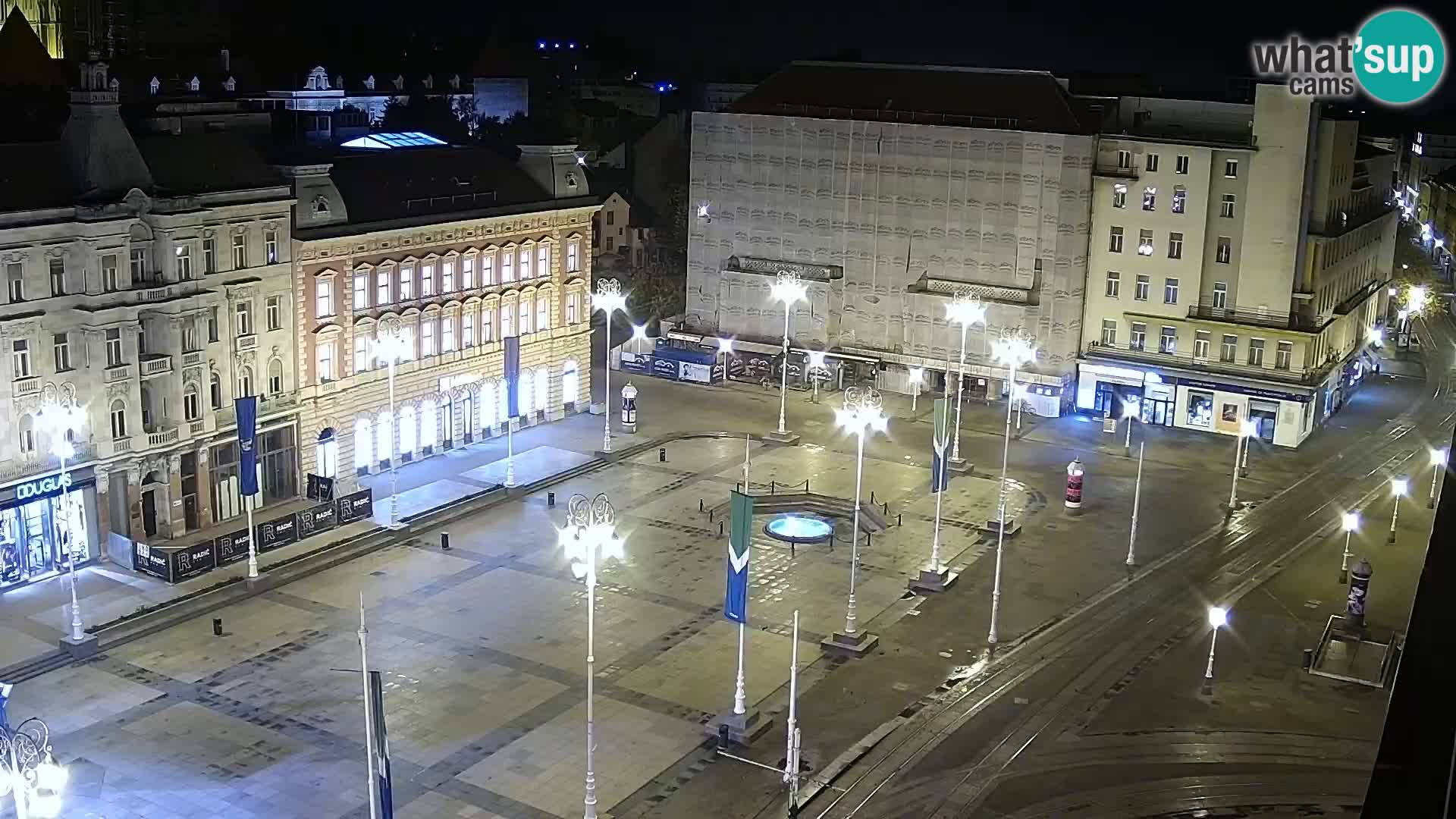 Plaza Ban Jelačić camera en vivo Zagreb – Hotel Dubrovnik