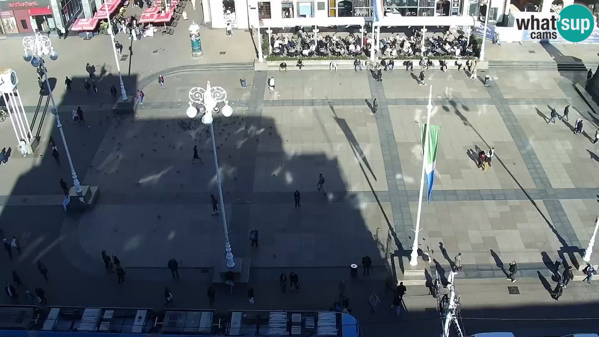 LIVE Webcam Zagreb Hotel Dubrovnik | Ban Jelačić square