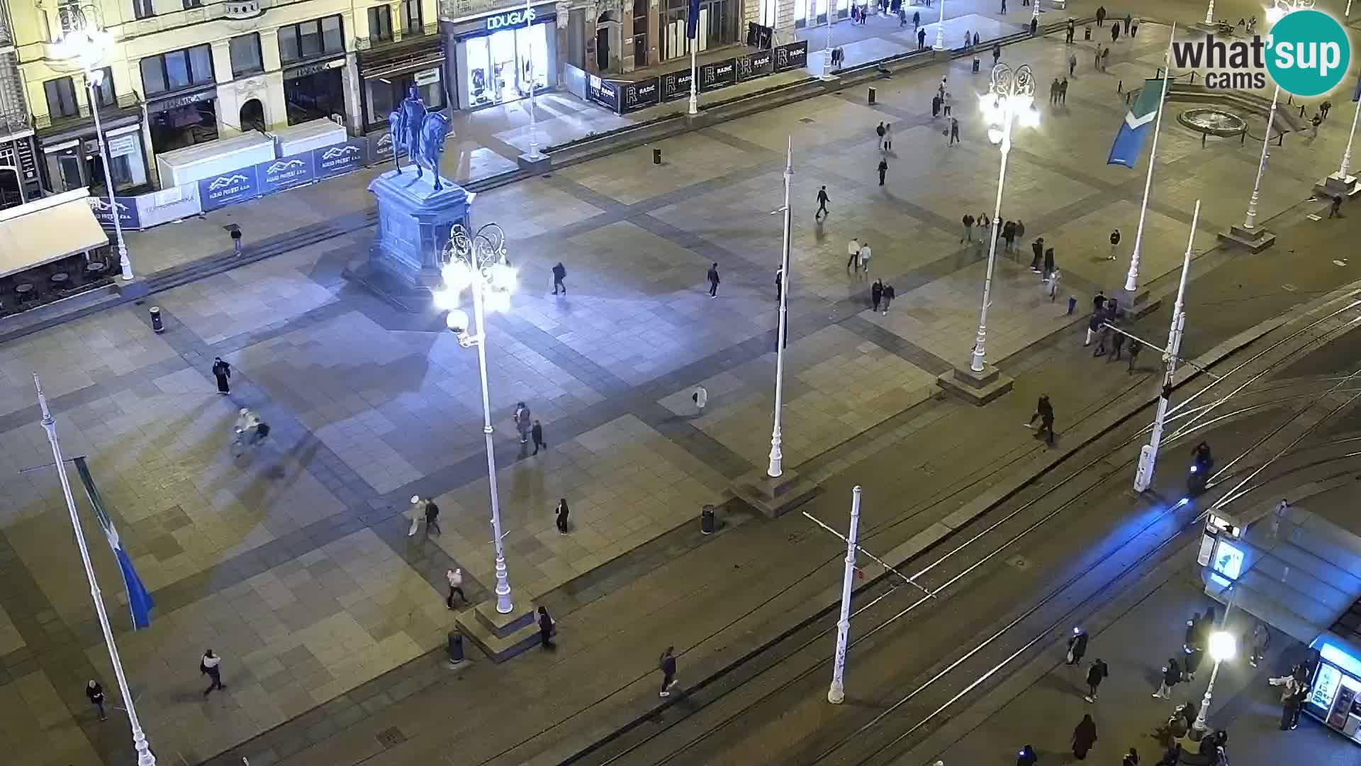 Plaza Ban Jelačić camera en vivo Zagreb – Hotel Dubrovnik