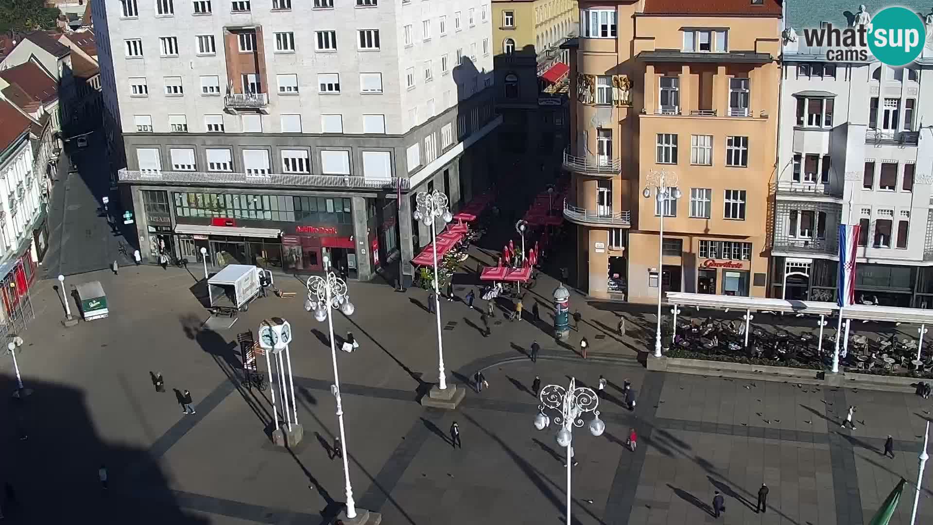 Piazza Ban Jelačić livecam Zagreb – Hotel Dubrovnik