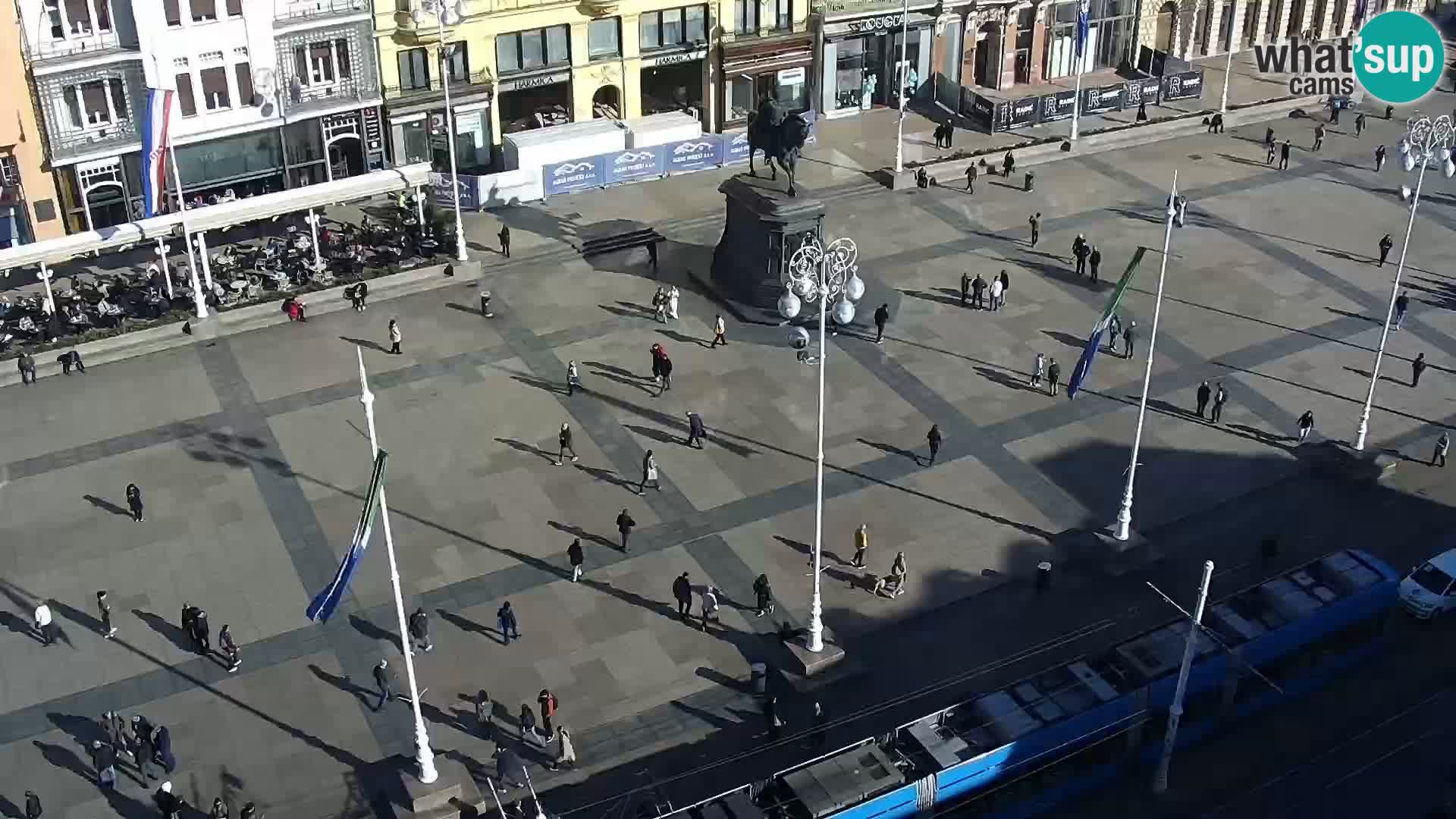Plaza Ban Jelačić camera en vivo Zagreb – Hotel Dubrovnik
