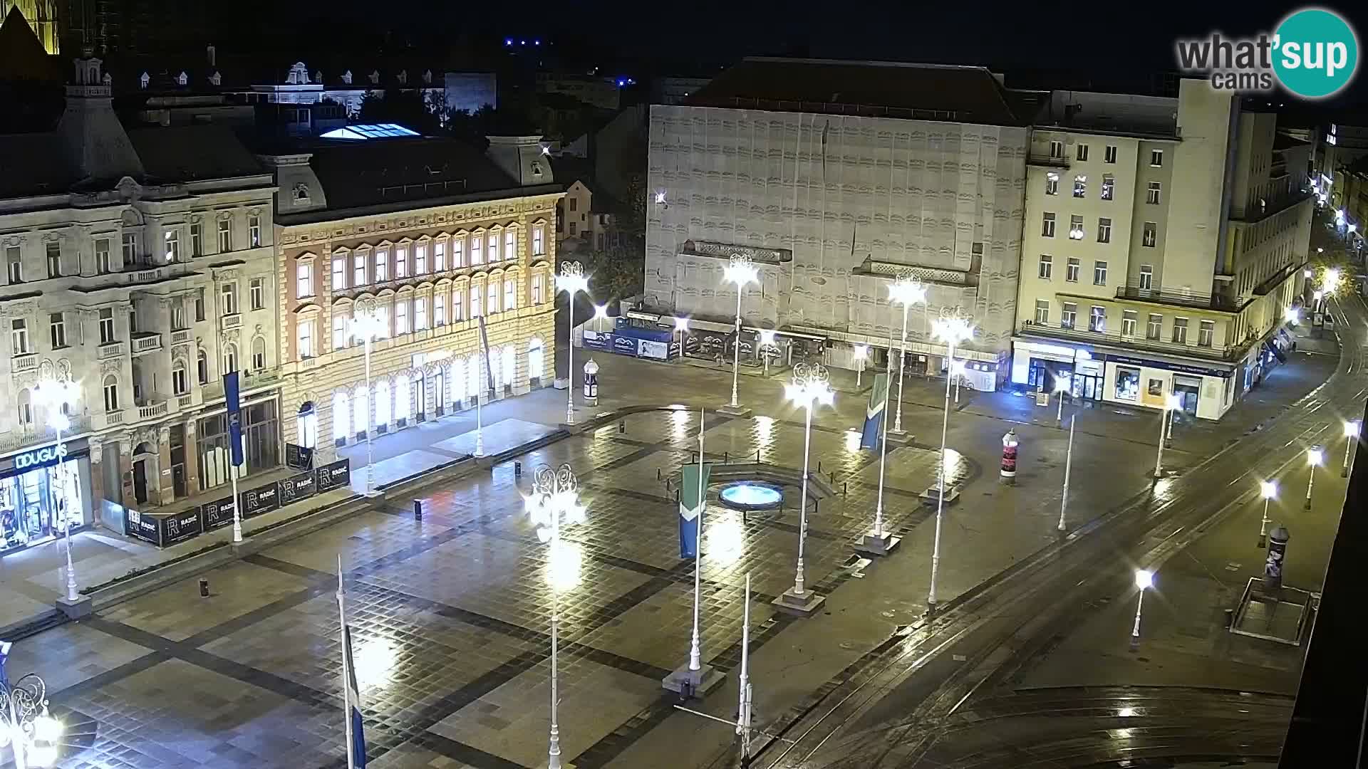 Plaza Ban Jelačić camera en vivo Zagreb – Hotel Dubrovnik