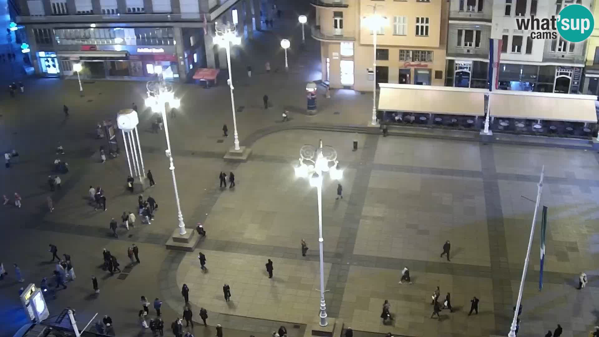 Plaza Ban Jelačić camera en vivo Zagreb – Hotel Dubrovnik