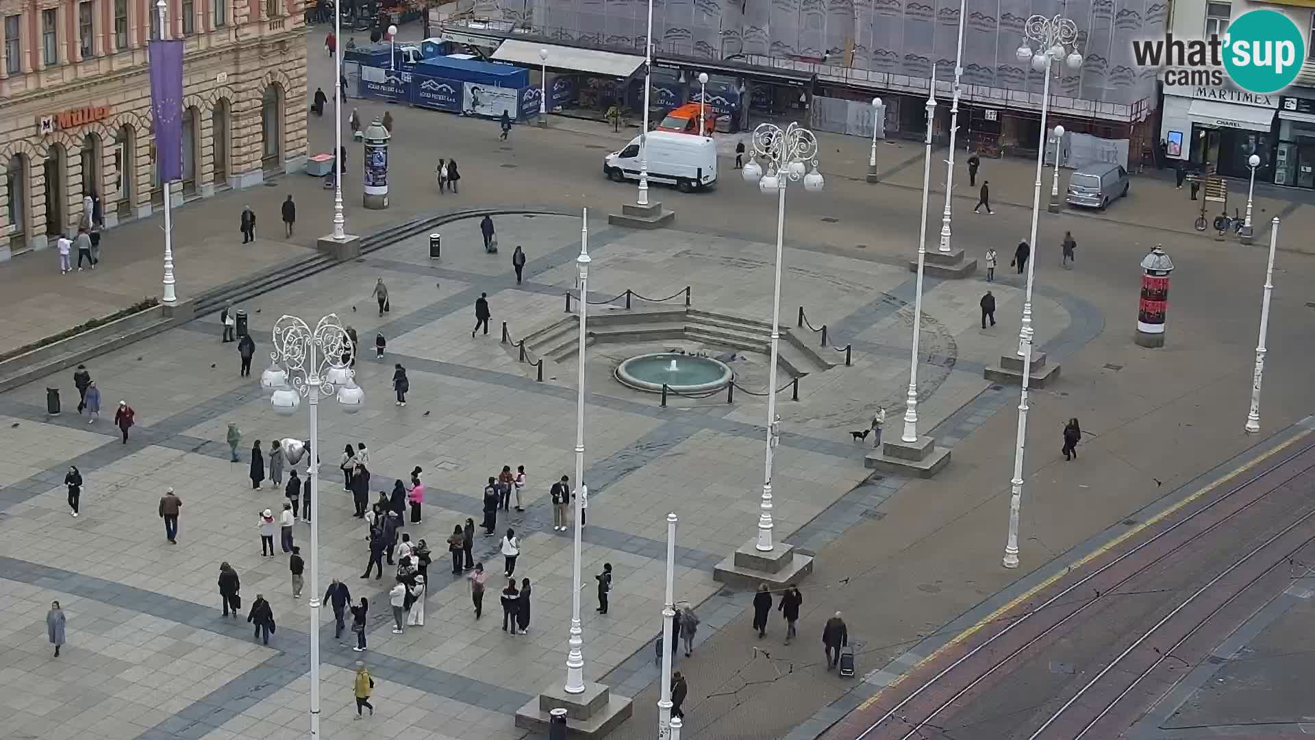 Ban Jelačić Platz Live webcam Zagreb – Hotel Dubrovnik