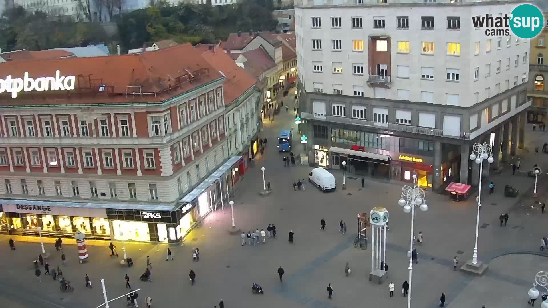 Ban Jelačić live cam Zagreb – Hotel Dubrovnik