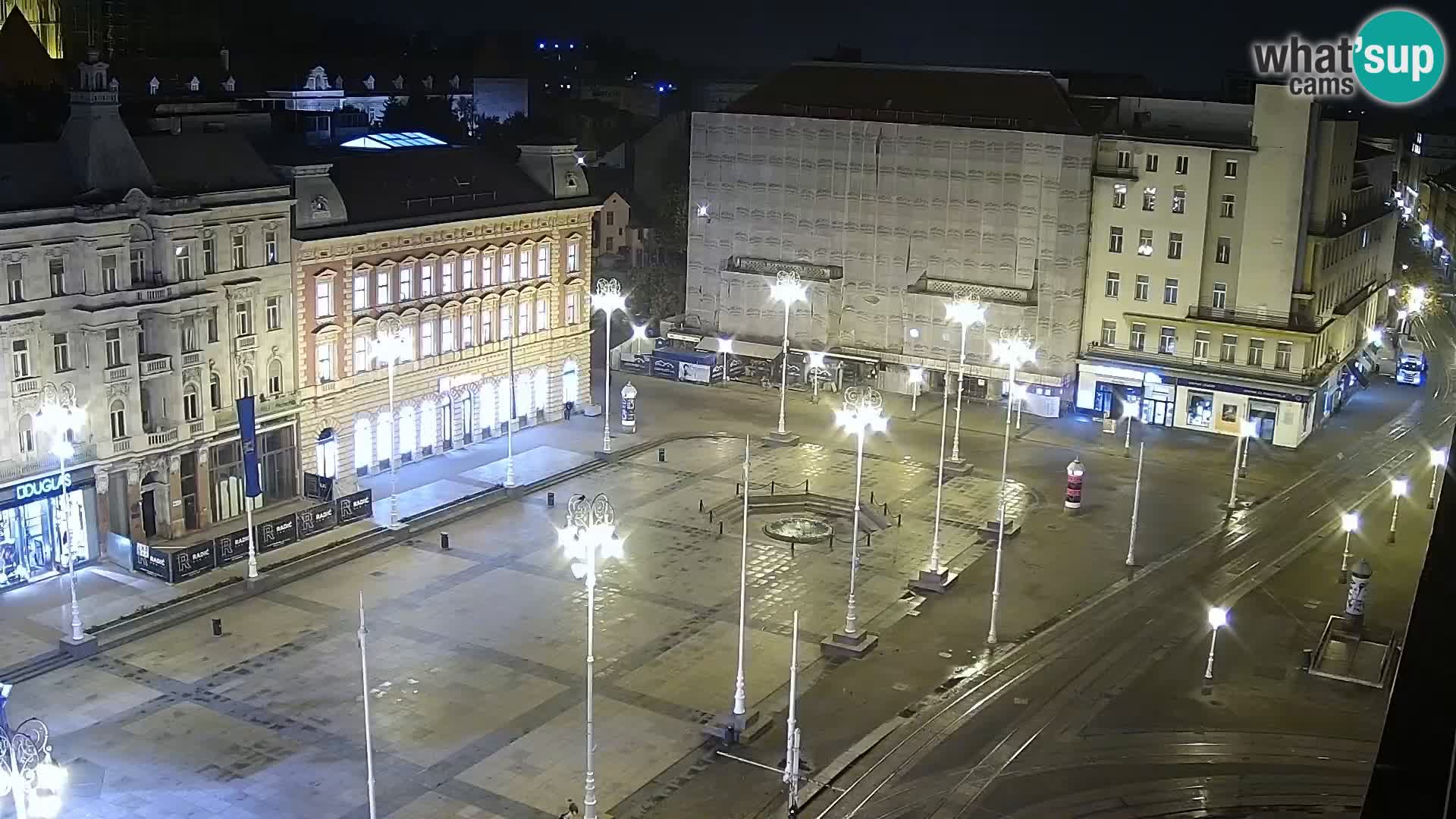 Plaza Ban Jelačić camera en vivo Zagreb – Hotel Dubrovnik