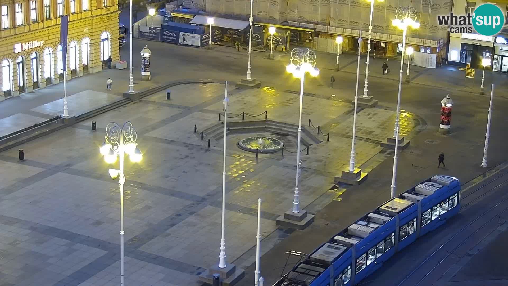 LIVE Webcam Zagreb Hotel Dubrovnik | Ban Jelačić square