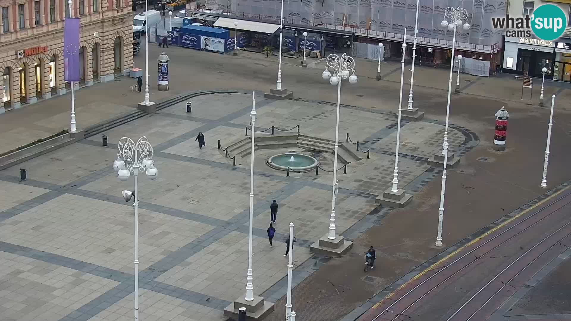 LIVE Webcam Zagreb Hotel Dubrovnik | Ban Jelačić square