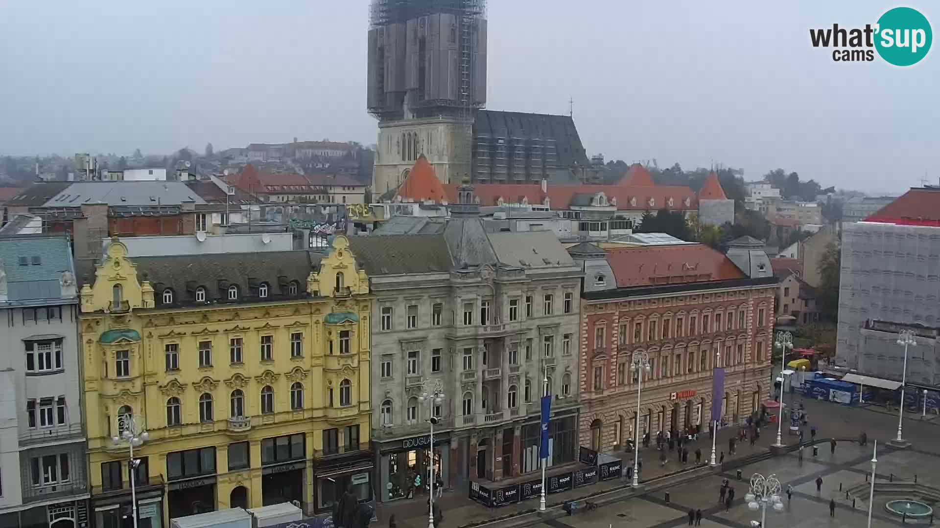 Ban Jelačić Platz  Live webcam Zagreb – Hotel Dubrovnik