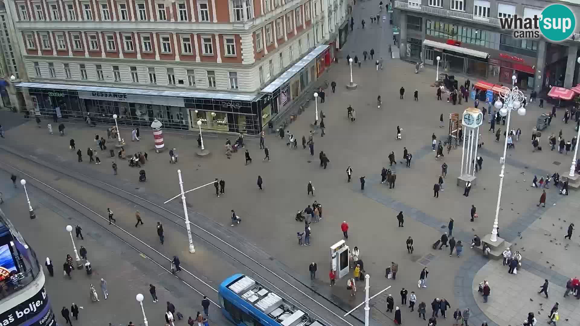 Piazza Ban Jelačić livecam Zagreb – Hotel Dubrovnik