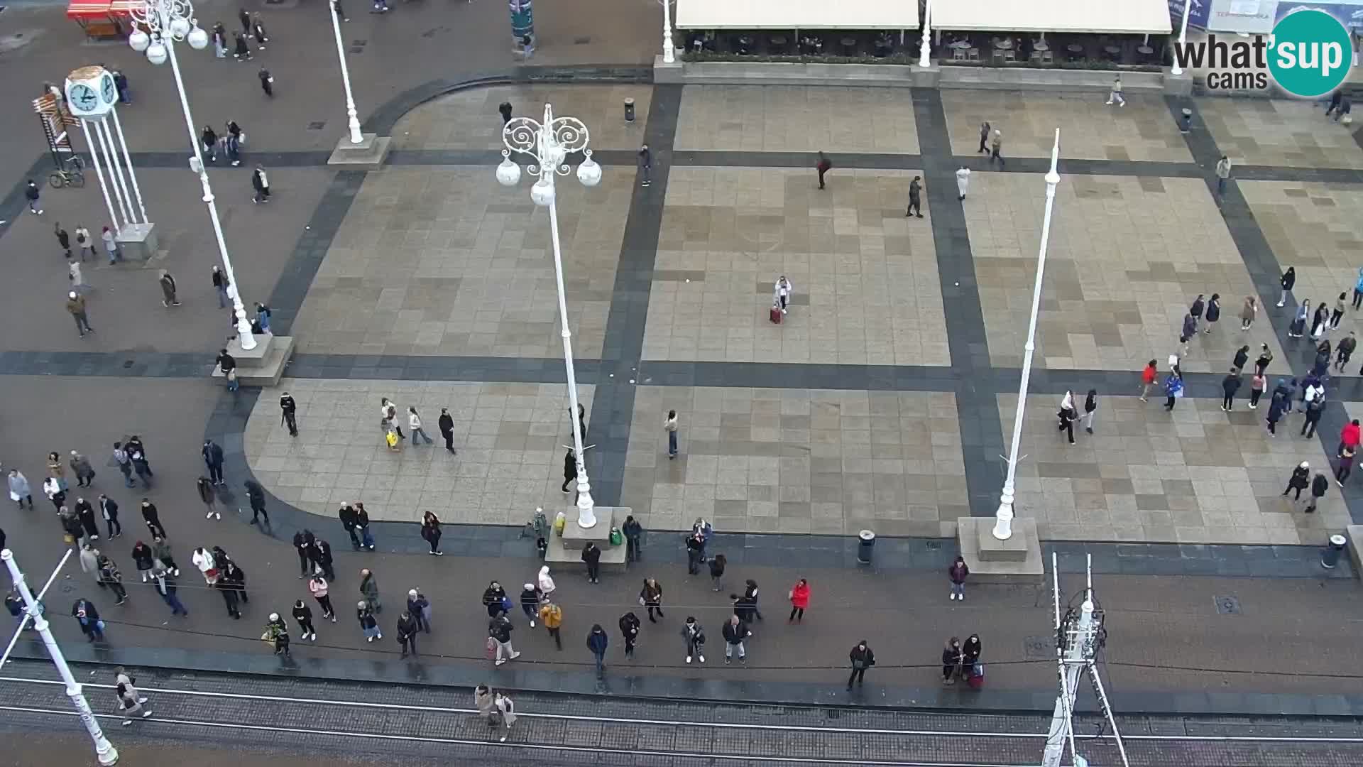 Ban Jelačić Platz  Live webcam Zagreb – Hotel Dubrovnik