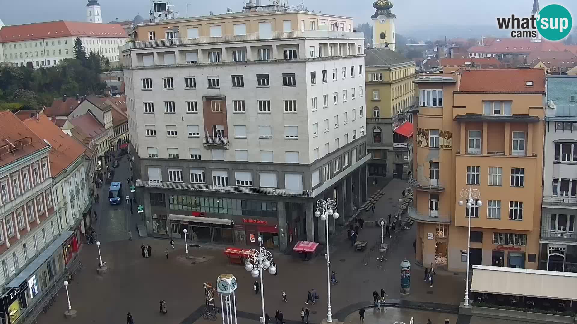 Ban Jelačić live cam Zagreb – Hotel Dubrovnik