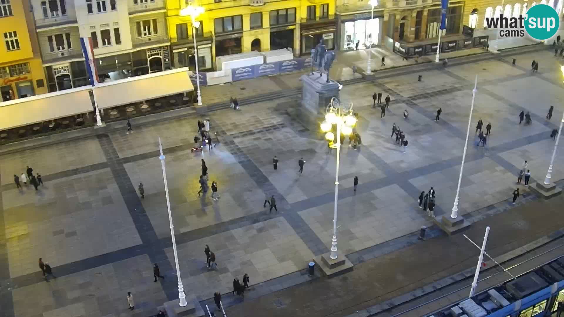 LIVE Webcam Zagreb Hotel Dubrovnik | Ban Jelačić square