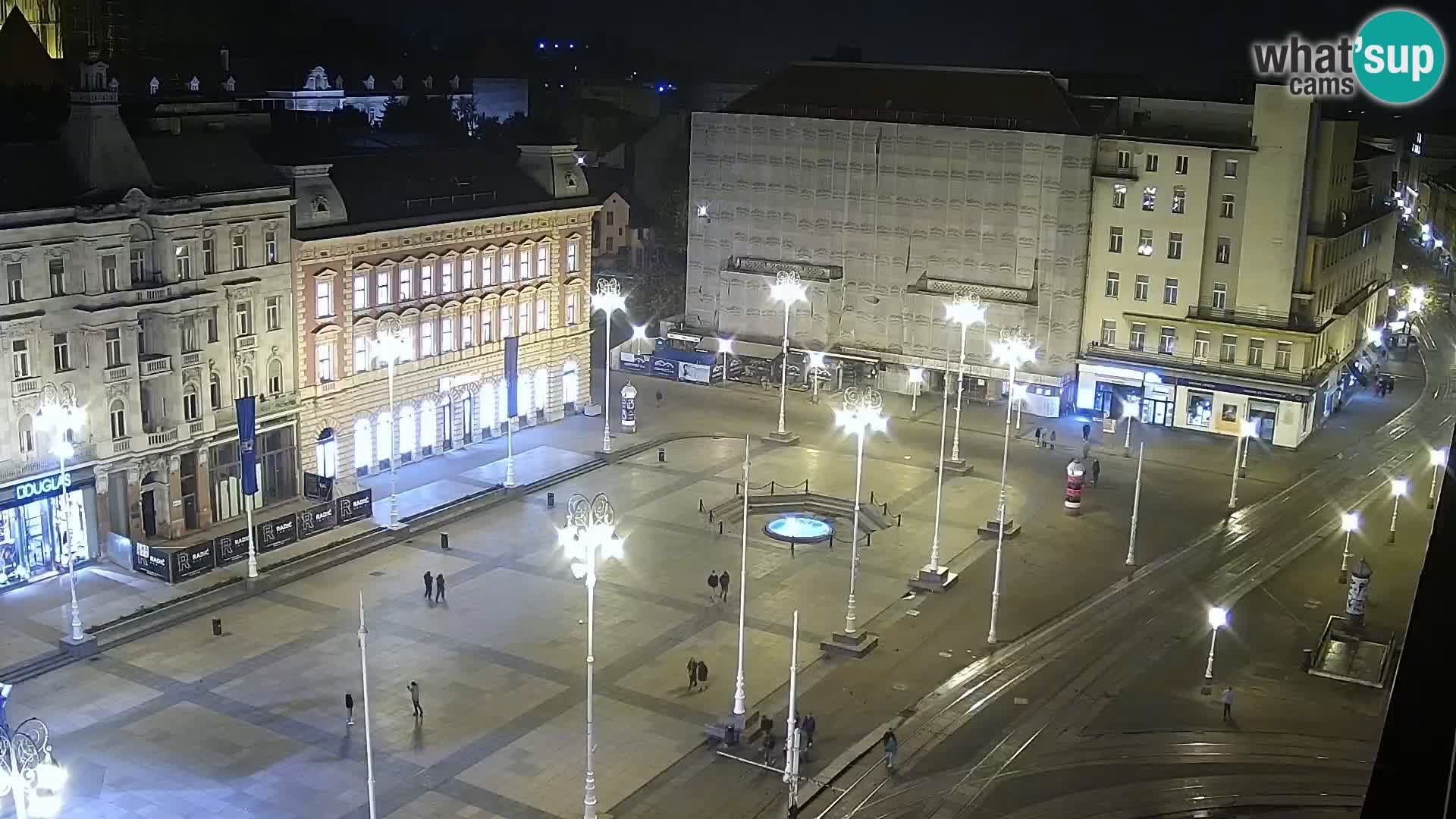 Plaza Ban Jelačić camera en vivo Zagreb – Hotel Dubrovnik