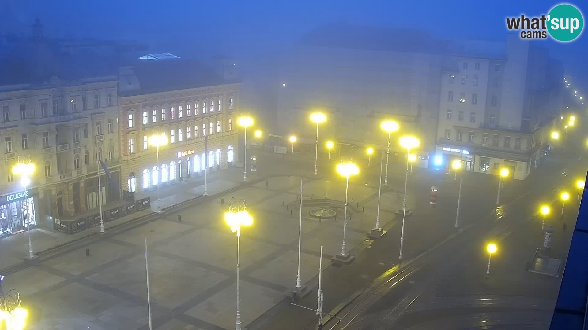 Plaza Ban Jelačić camera en vivo Zagreb – Hotel Dubrovnik