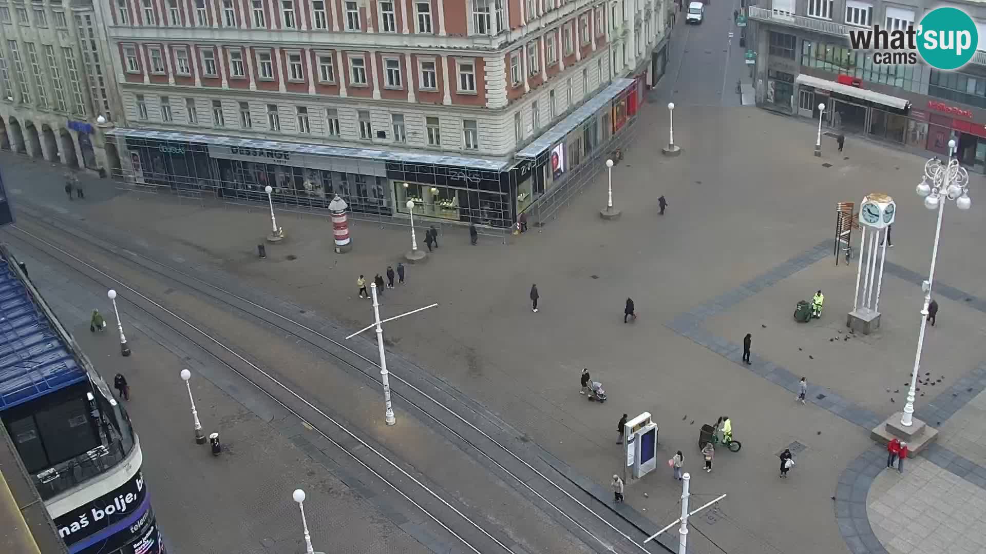 LIVE Webcam Zagreb Hotel Dubrovnik | Ban Jelačić square