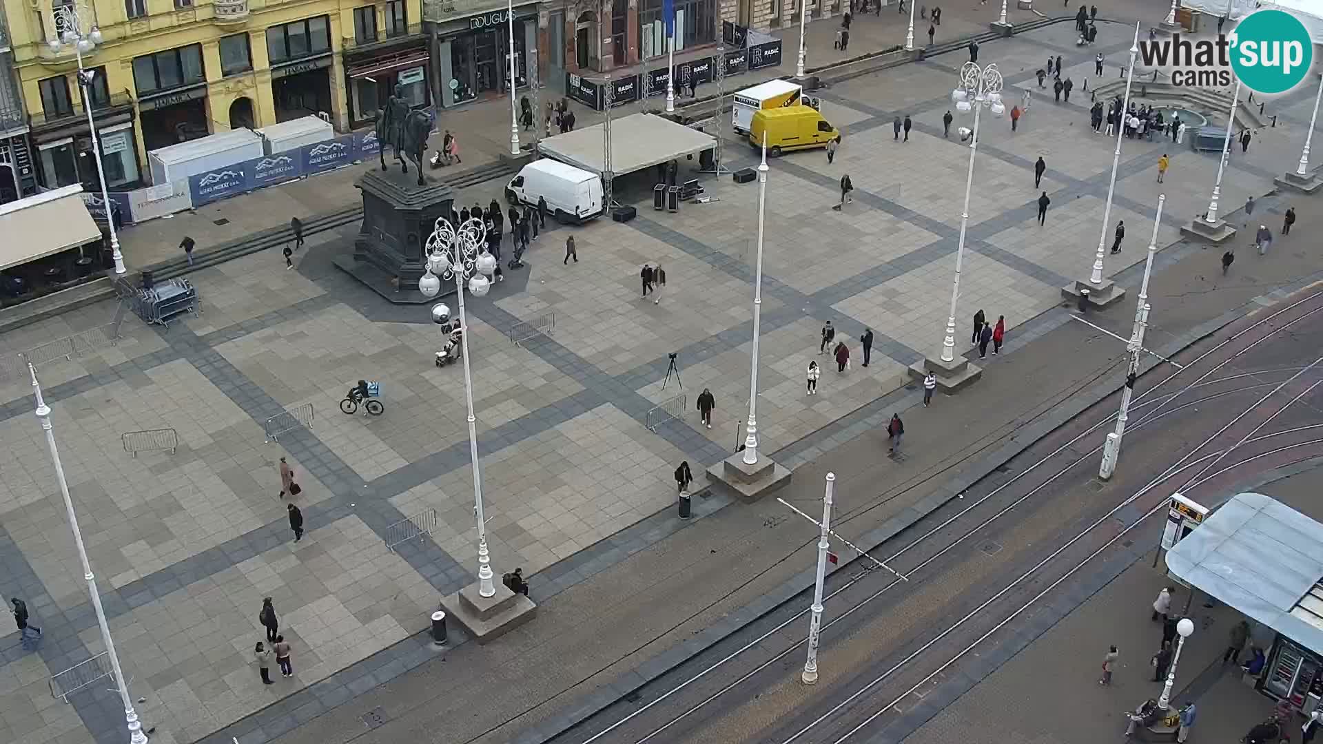 Plaza Ban Jelačić camera en vivo Zagreb – Hotel Dubrovnik