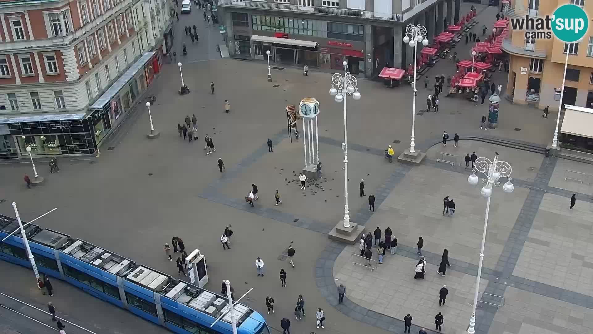 Piazza Ban Jelačić livecam Zagreb – Hotel Dubrovnik