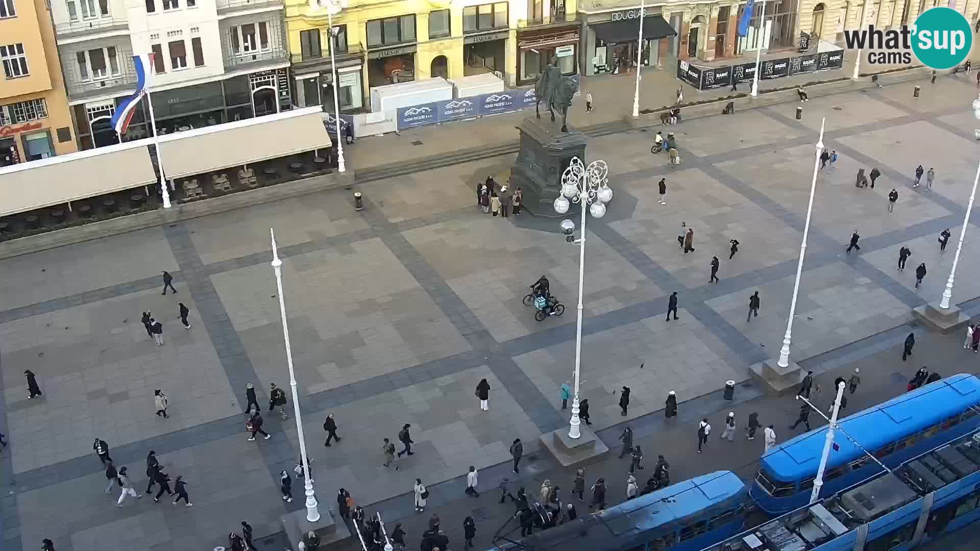 Plaza Ban Jelačić camera en vivo Zagreb – Hotel Dubrovnik
