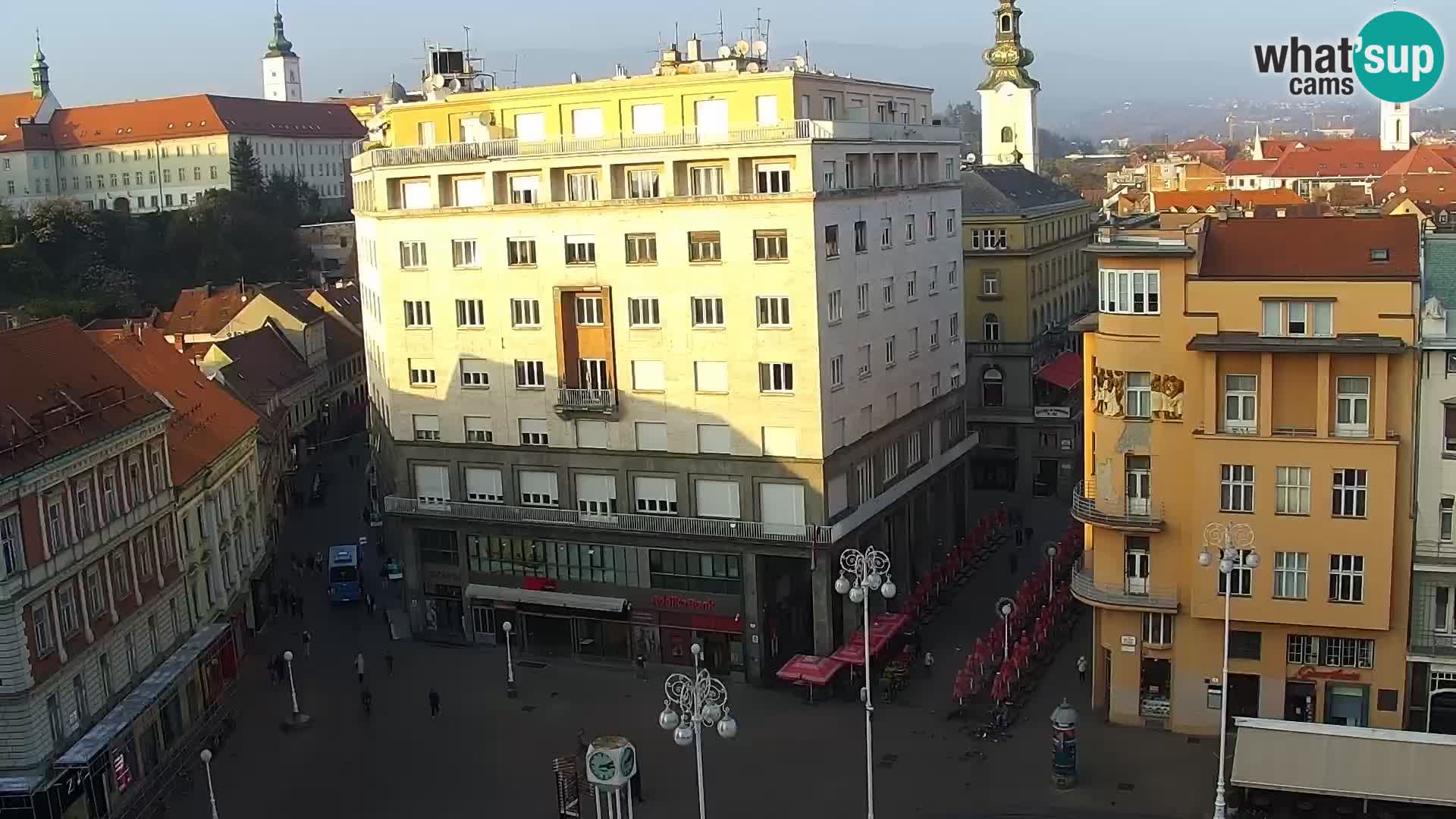 LIVE Webcam Zagreb Hotel Dubrovnik | Ban Jelačić square