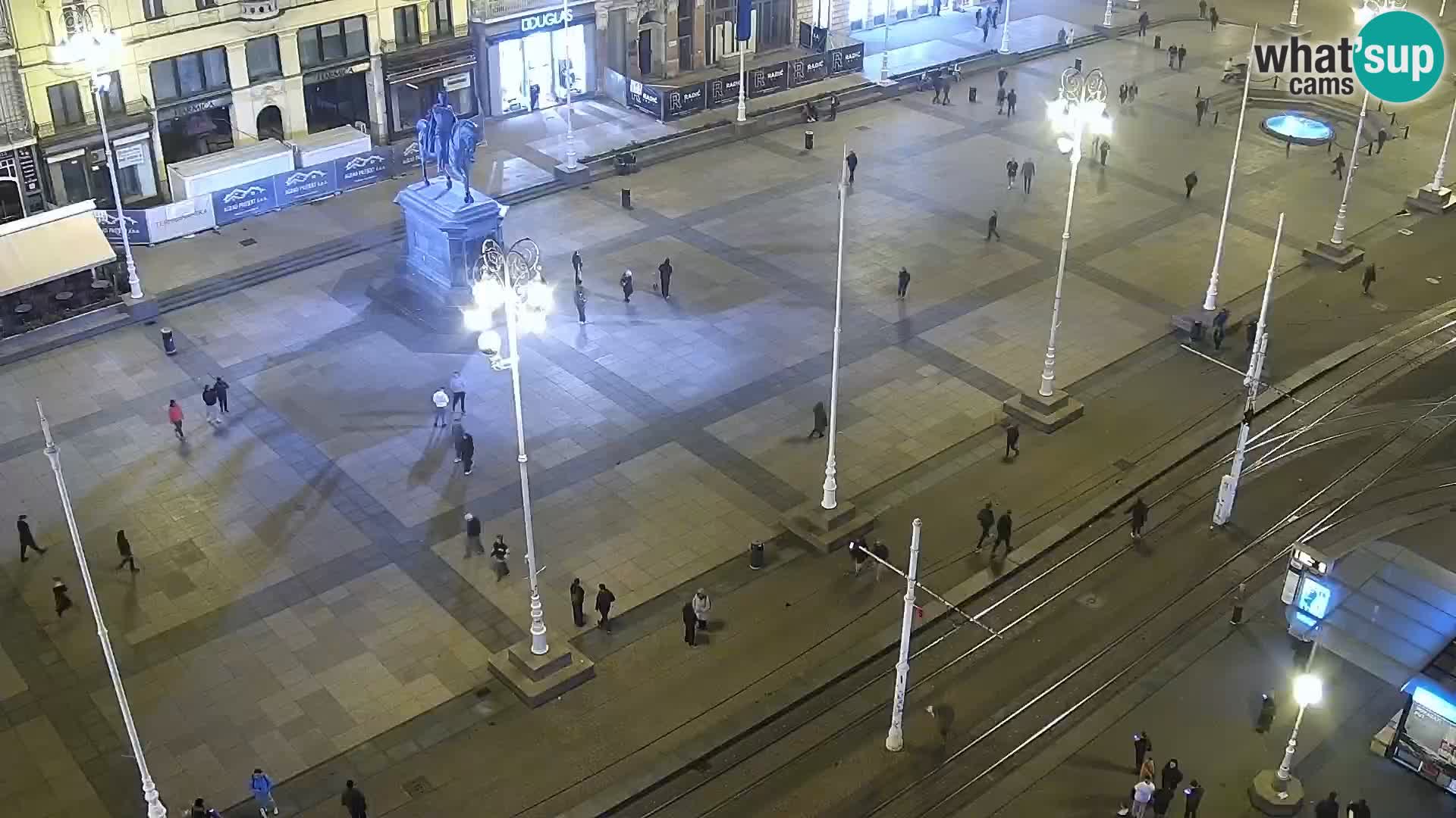 LIVE Webcam Zagreb Hotel Dubrovnik | Ban Jelačić square