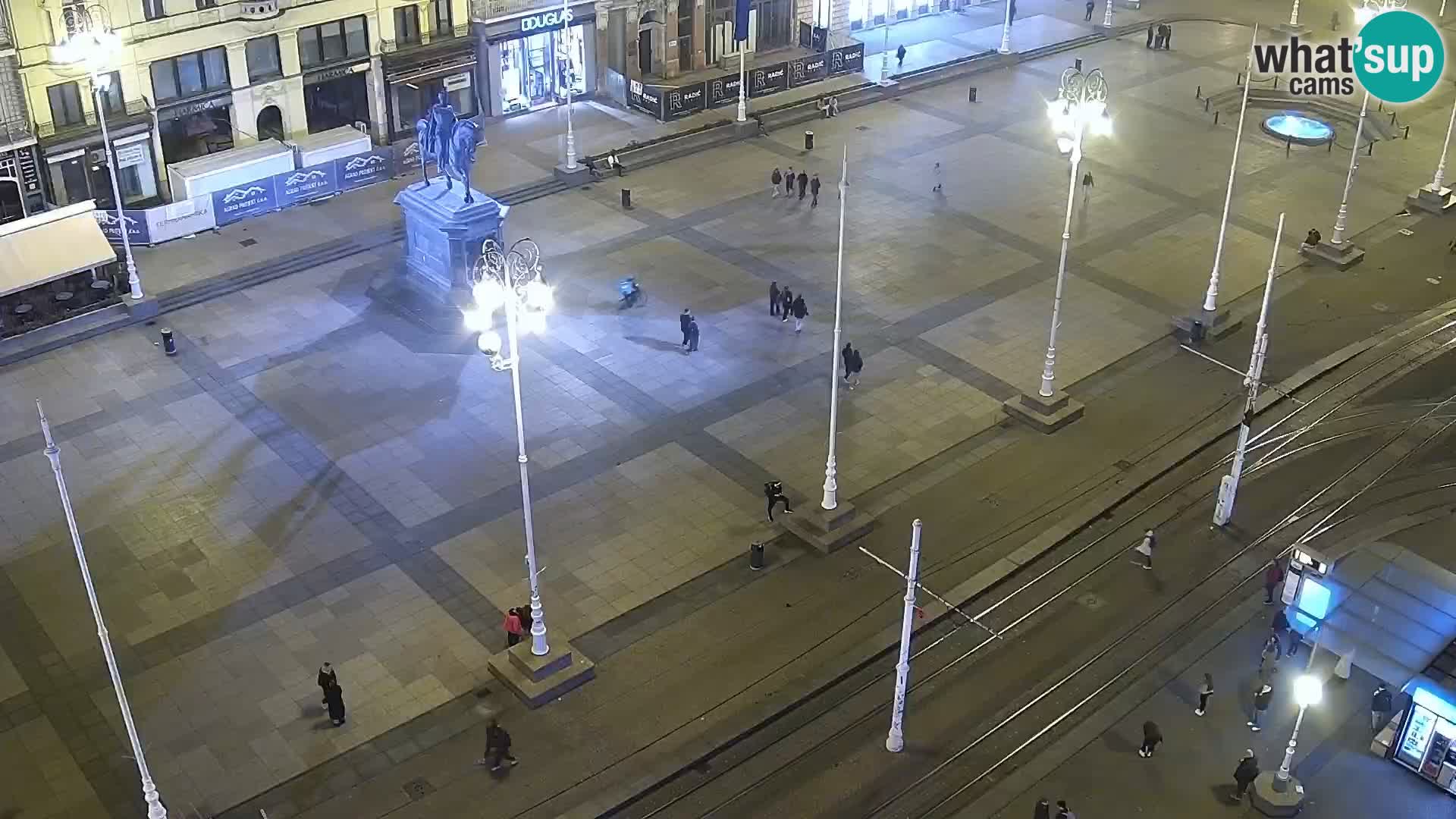 LIVE Webcam Zagreb Hotel Dubrovnik | Ban Jelačić square
