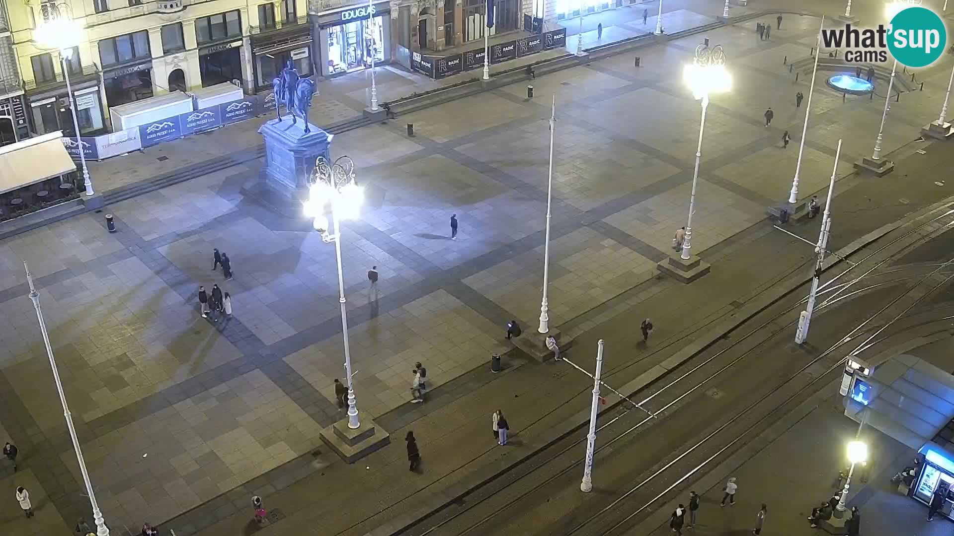 Plaza Ban Jelačić camera en vivo Zagreb – Hotel Dubrovnik