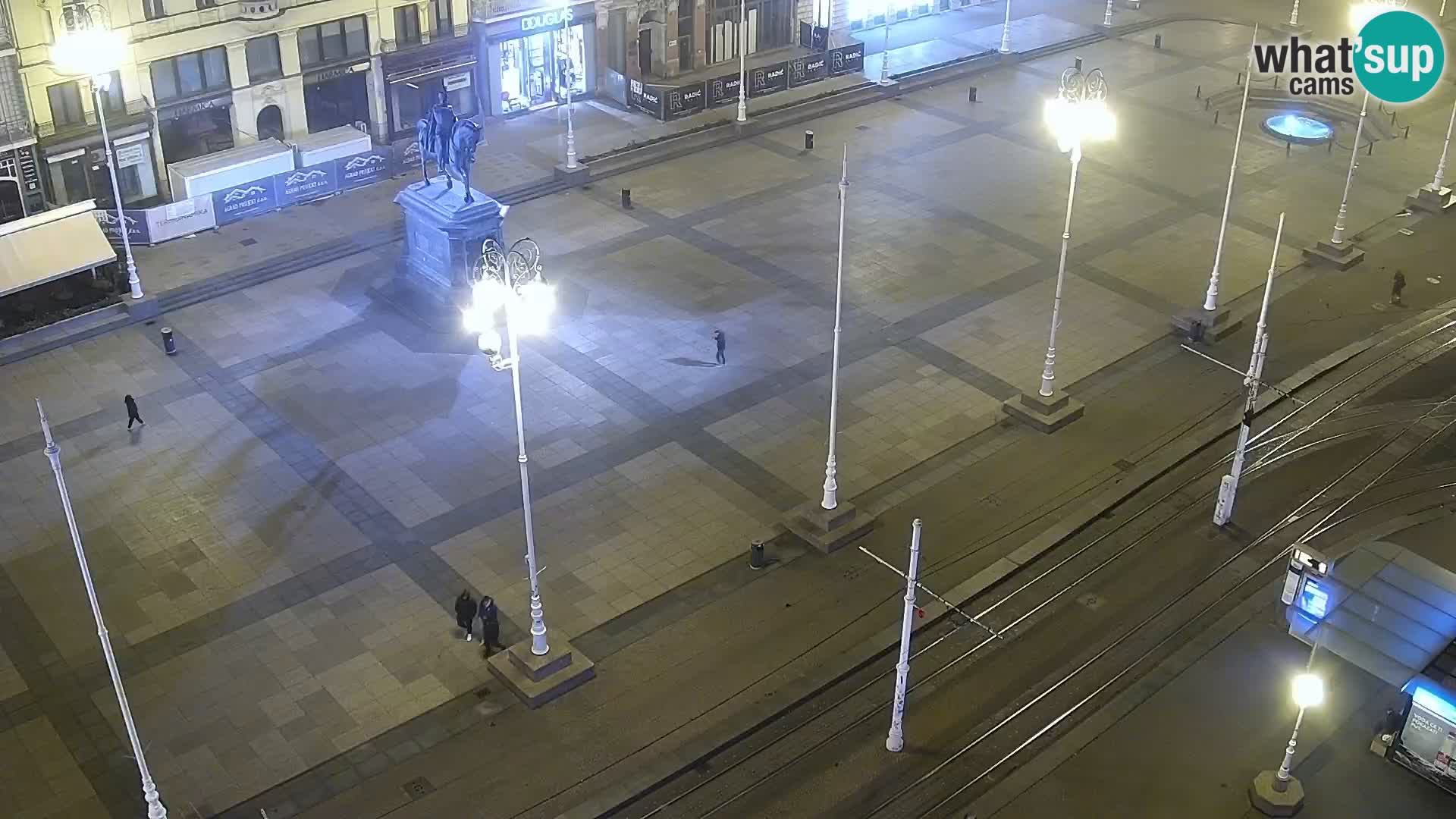 LIVE Webcam Zagreb Hotel Dubrovnik | Ban Jelačić square