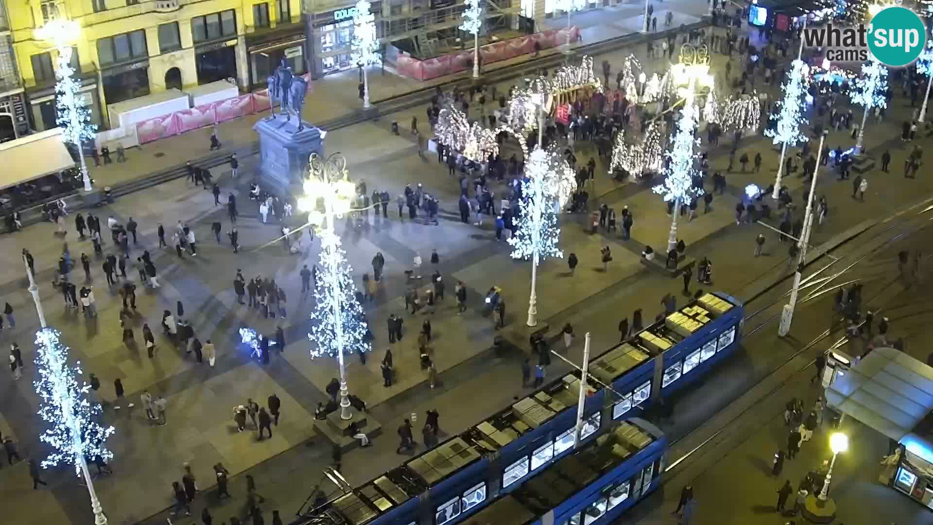 Ban Jelačić Platz  Live webcam Zagreb – Hotel Dubrovnik