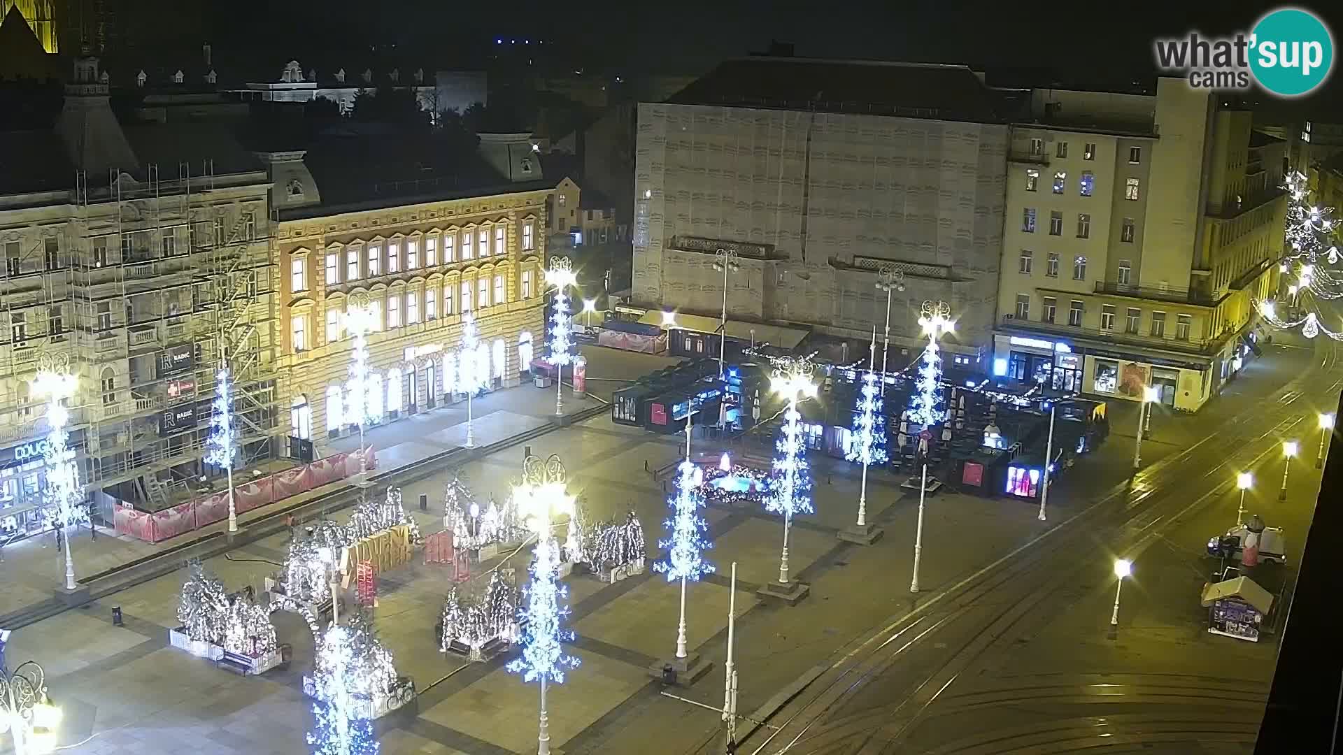 LIVE Webcam Zagreb Hotel Dubrovnik | Ban Jelačić square