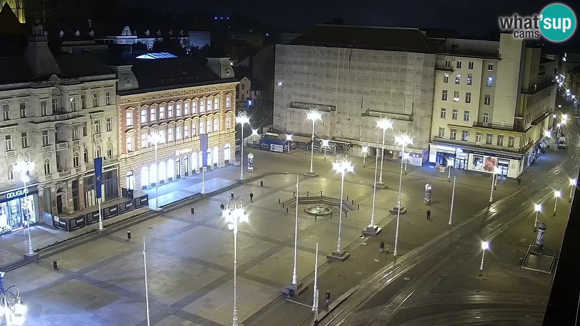 LIVE Webcam Zagreb Hotel Dubrovnik | Ban Jelačić square