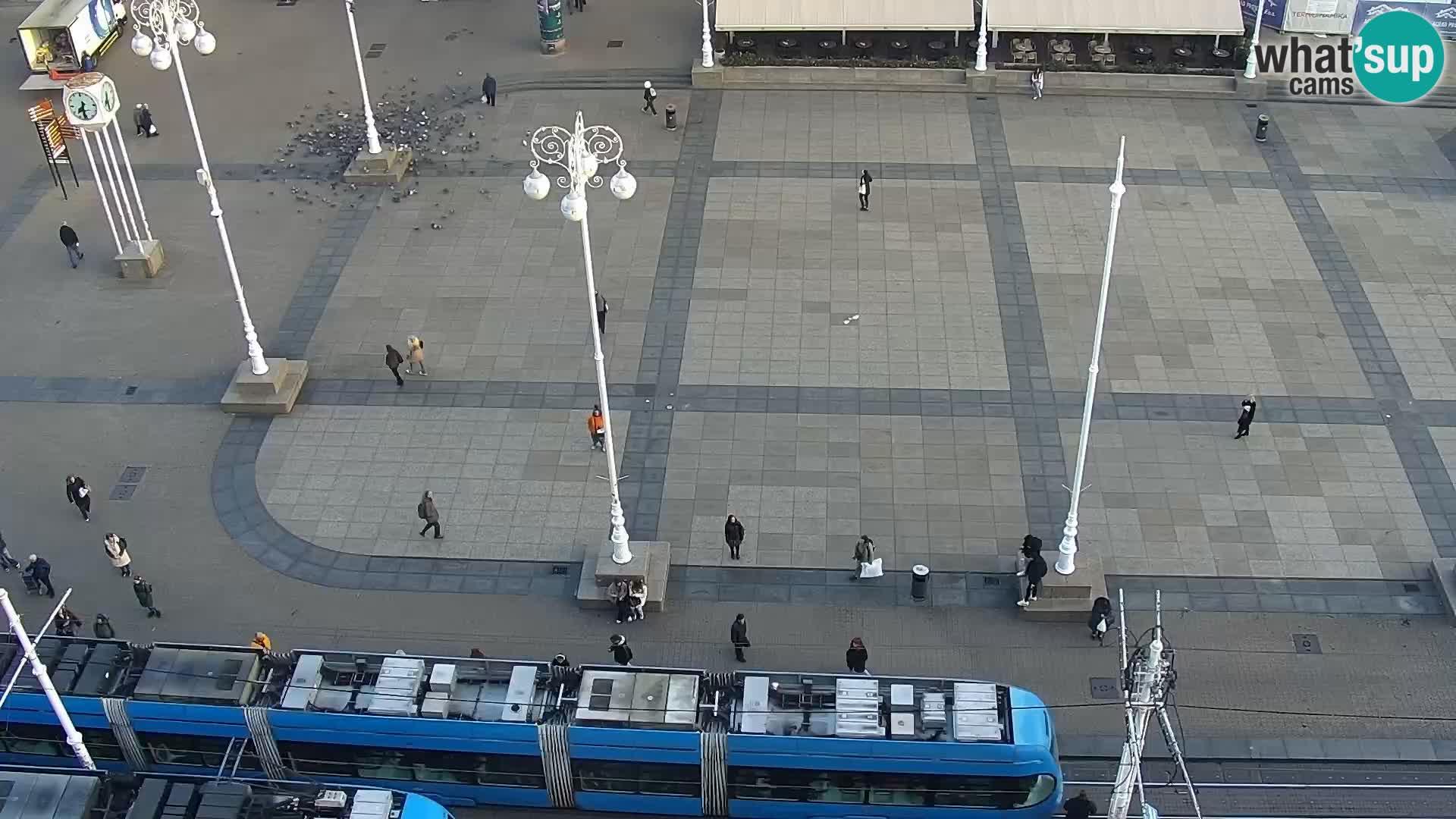 LIVE Webcam Zagreb Hotel Dubrovnik | Ban Jelačić square
