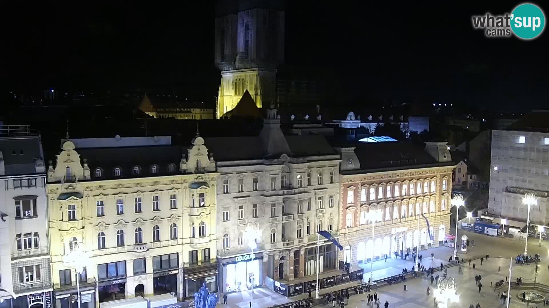 Ban Jelačić Platz  Live webcam Zagreb – Hotel Dubrovnik