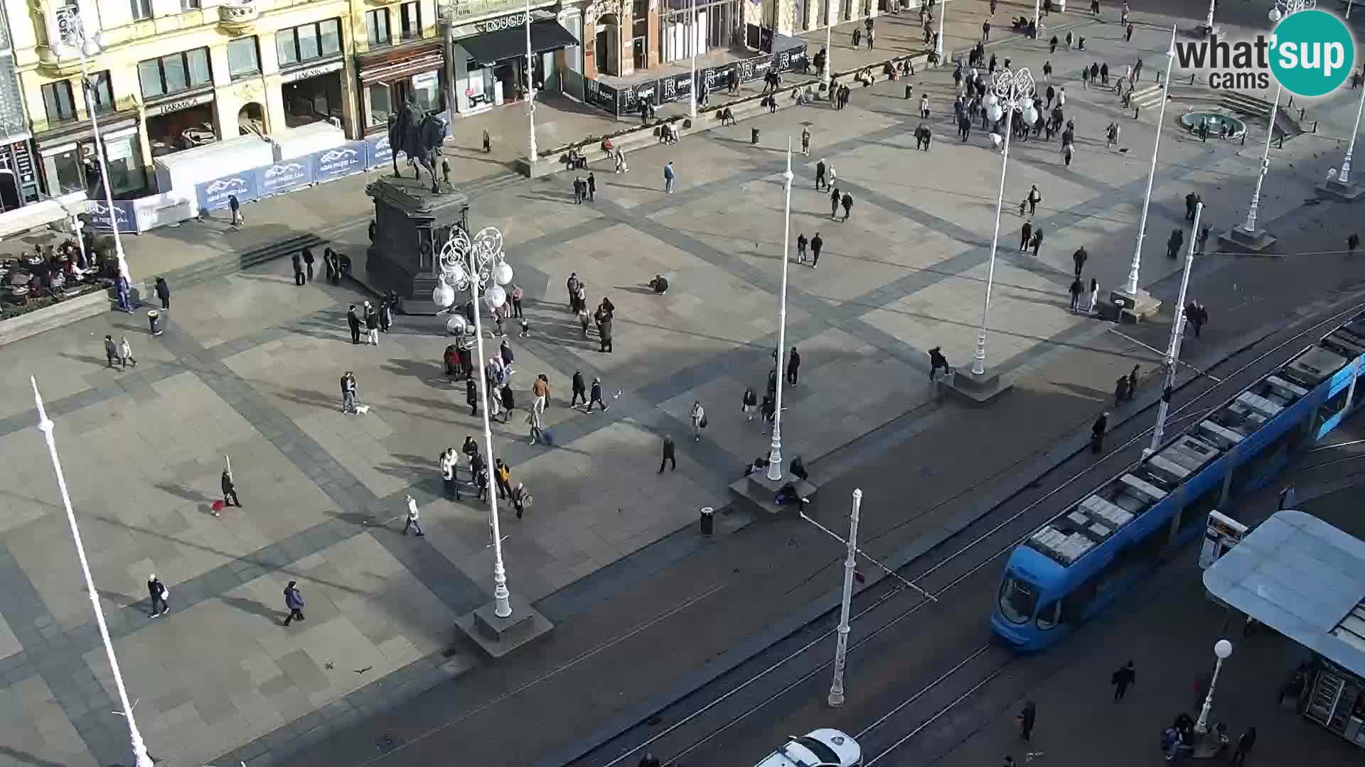 Piazza Ban Jelačić livecam Zagreb – Hotel Dubrovnik