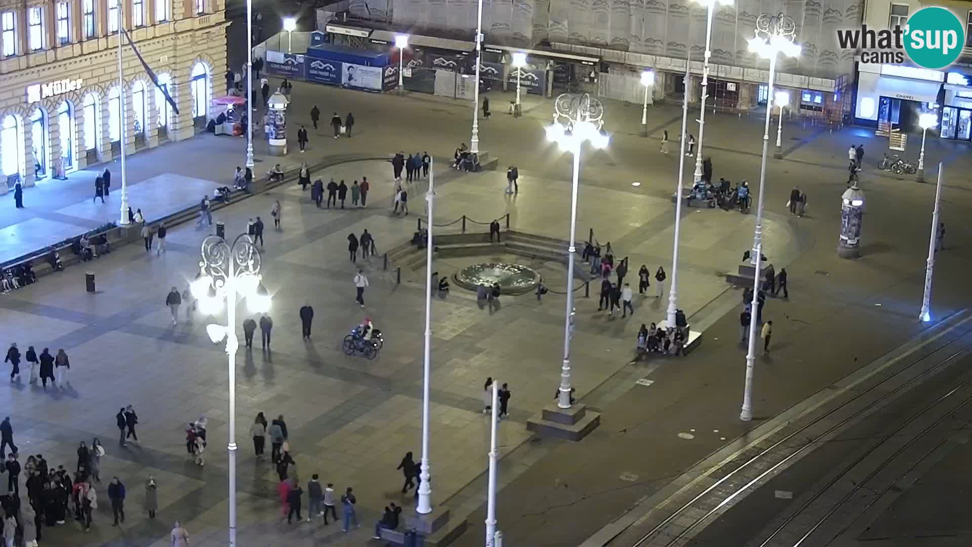 Plaza Ban Jelačić camera en vivo Zagreb – Hotel Dubrovnik
