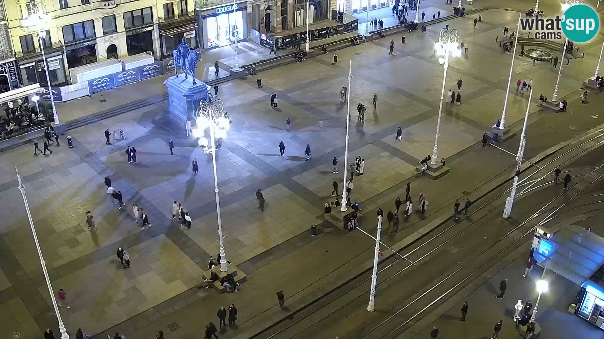 LIVE Webcam Zagreb Hotel Dubrovnik | Ban Jelačić square