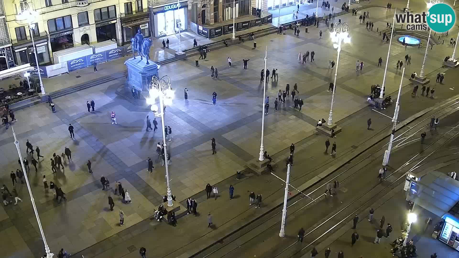 LIVE Webcam Zagreb Hotel Dubrovnik | Ban Jelačić square